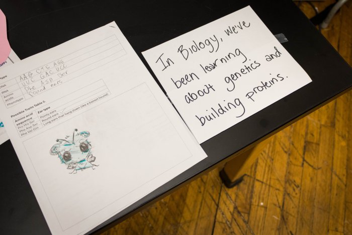 an overhead shot of a student's homework