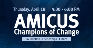2024 Amicus Champions of Change - Foundation, Friendships, Future