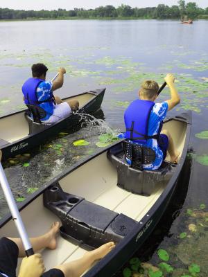 Boys in a Canoe
